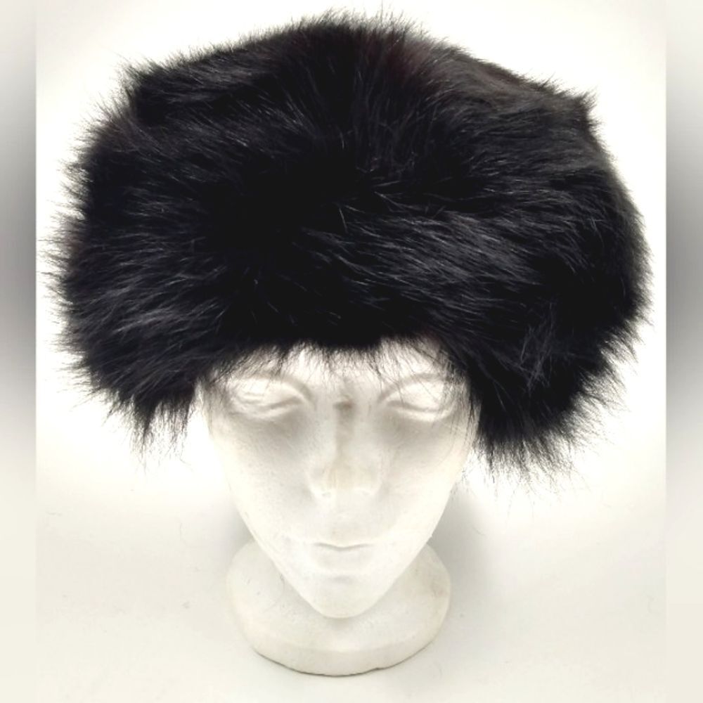 Agnes Paris France Fox Fur Vintage Winter Hat